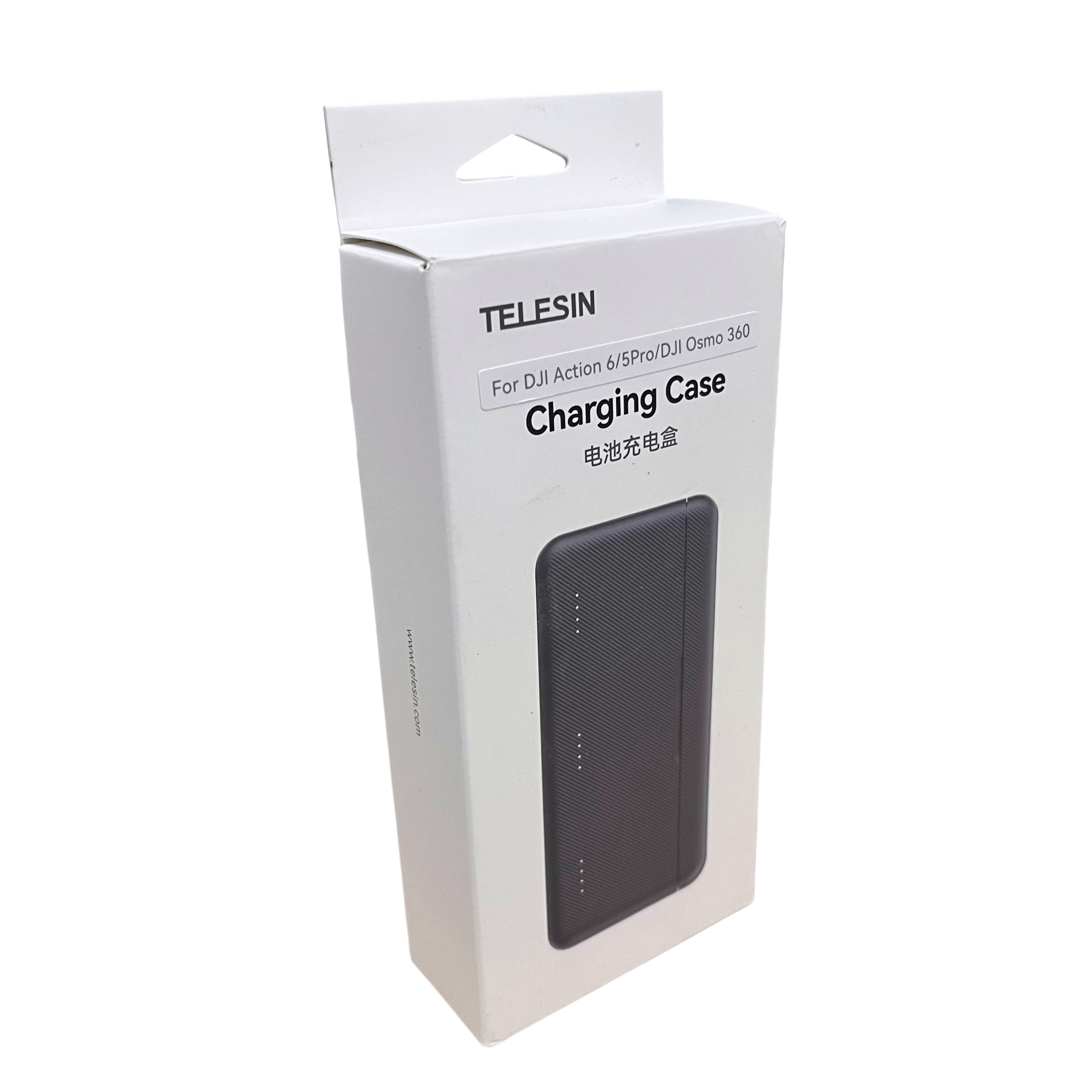TELESIN Charging Case 3 Slot Fast Charging for DJI Osmo Action 5 6 - S0-BCG-34-TDJ Gambar produk TELESIN Charging Case 3 Slot Fast Charging for DJI Osmo Action 5 6 - S0-BCG-34-TDJ