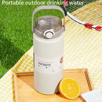 One Two Cups Botol Minum Tumbler Air Panas Dingin Double Spout 1.2L - YS-9100