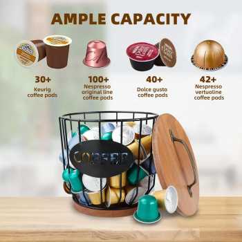 Gambar produk WORMER Tempat Kertas Filter Kopi Coffee Capsule Storage Holder - C150