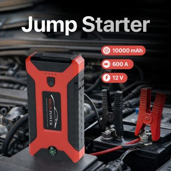 Gambar produk WINHOI Car Jump Starter Power Bank 4 Port USB 12V 10000mAh - JX27