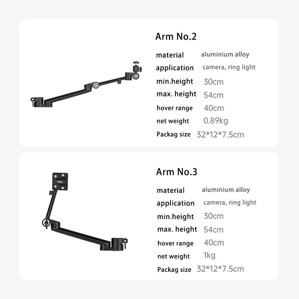 TaffSTUDIO Bracket Multi Arm Camera Mic Monitor Holder with Wheels - KMD-Z2 Gambar produk TaffSTUDIO Bracket Multi Arm Camera Mic Monitor Holder with Wheels - KMD-Z2
