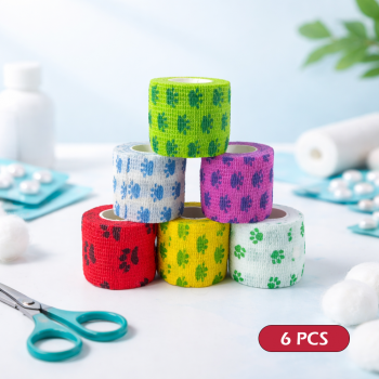 FMA Sport Cohesive Bandage Perban Elastis Self Adhesive Tape 6 PCS - FM-TW6