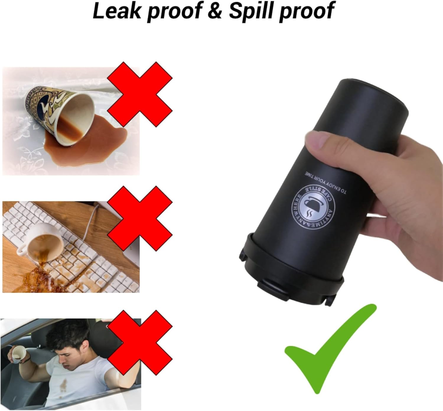 ANY Botol Minum Tumbler Air Panas Dingin Stainless Steel 510ml - AN510 Gambar produk ANY Botol Minum Tumbler Air Panas Dingin Stainless Steel 510ml - AN510