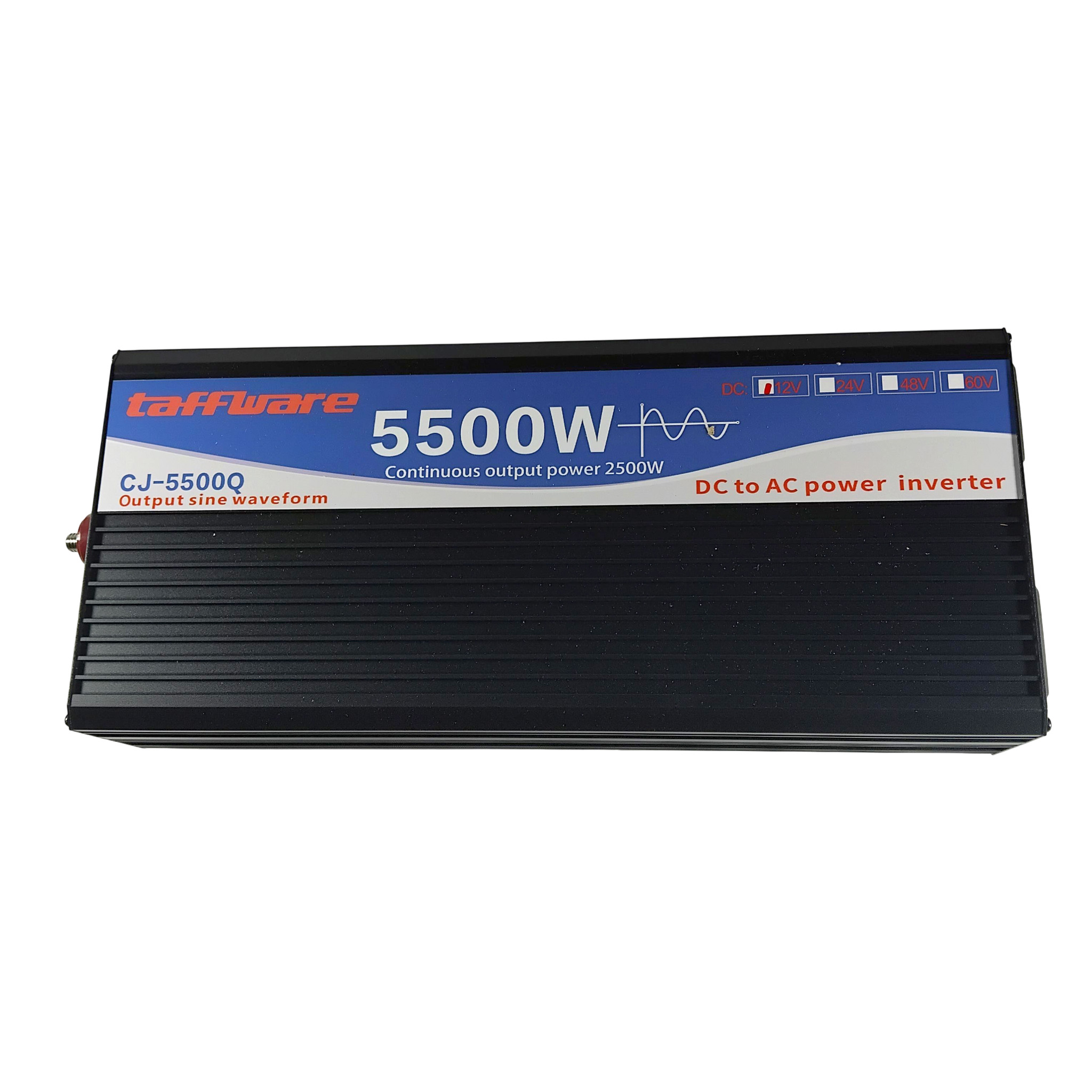 Taffware Power Inverter Pure Sine Wave DC 12V to AC 220V 5500W - CJ-5500Q Gambar produk Taffware Power Inverter Pure Sine Wave DC 12V to AC 220V 5500W - CJ-5500Q