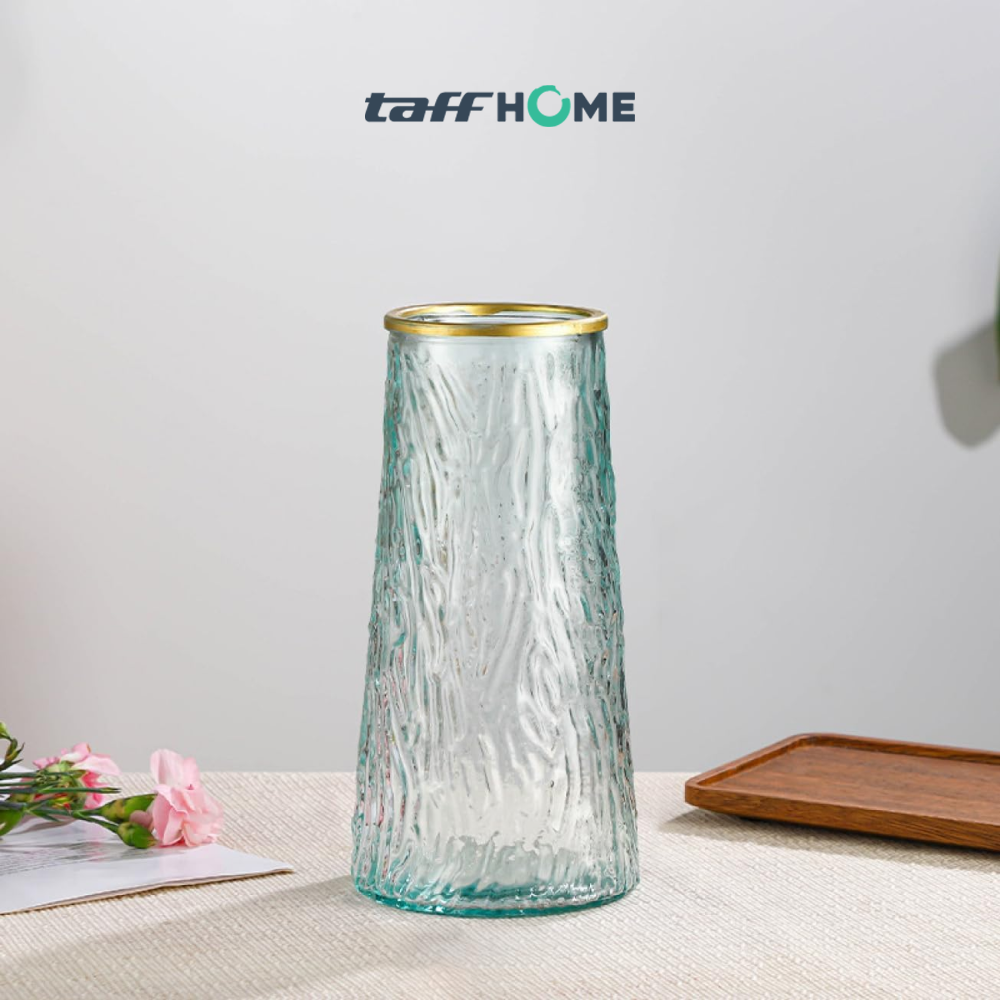 TaffHOME Vas Bunga Kaca Silinder Tree Nordic Simple Glass Vase - QT072 Gambar produk TaffHOME Vas Bunga Kaca Silinder Tree Nordic Simple Glass Vase - QT072