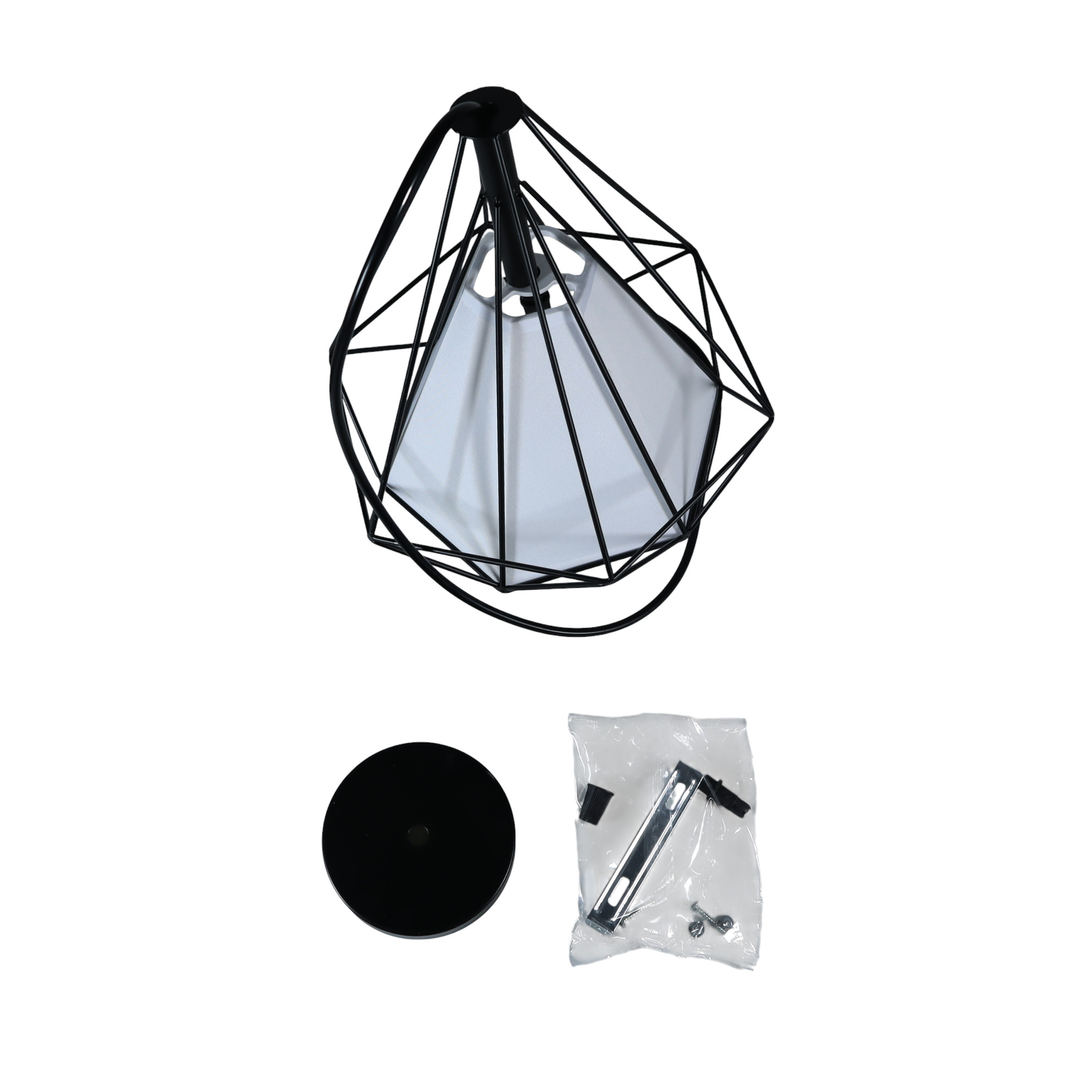 Gambar produk Genixgreen Fitting Lampu Gantung Vintage Iron Hanging Lamp E27 - D314