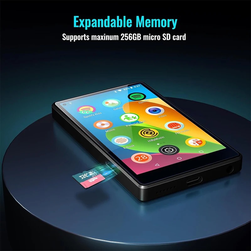 AQTA MP3 Digital Audio Player Bluetooth Android 8.1 MP4 4 Inch 2000mAh - A1 Gambar produk AQTA MP3 Digital Audio Player Bluetooth Android 8.1 MP4 4 Inch 2000mAh - A1