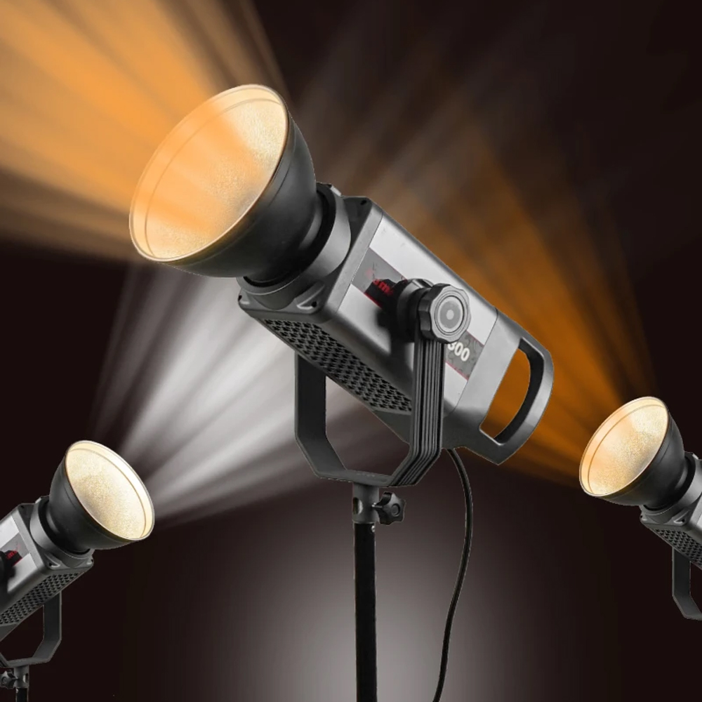 Gambar produk Kamox Lampu Studio LED Fill Light 3in1 Color Universal Mount 300W - KS-10II