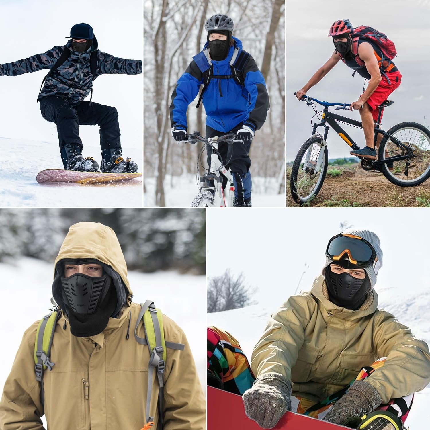 Gambar produk Balight Masker Motor Full Face dengan Filter - CISE