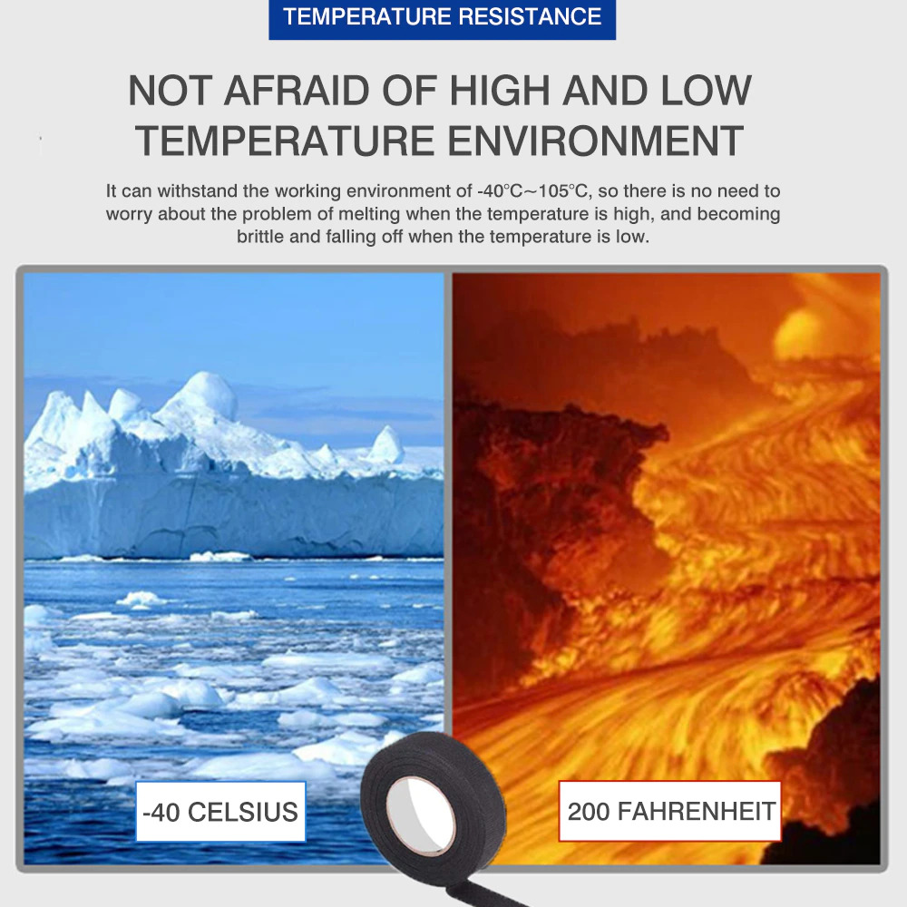 TaffPACK Lakban Kain Adhesive Cloth Tape Heat Resistant 15M 9mm - TF11 Gambar produk TaffPACK Lakban Kain Adhesive Cloth Tape Heat Resistant 15M 9mm - TF11