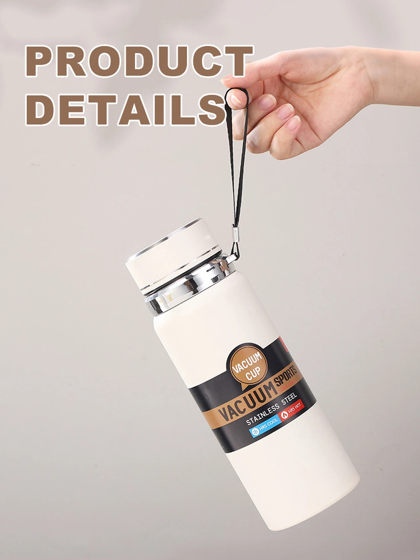 BOUTH Botol Minum Termos Air Panas Dingin Double Wall Stainless Steel 1000ml - A1A5 Gambar produk BOUTH Botol Minum Termos Air Panas Dingin Double Wall Stainless Steel 1000ml - A1A5