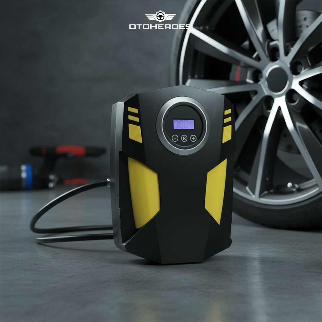 OTOHEROES Pompa Ban Elektrik Portable Air Compressor DC 12V 150 PSI - YD-787 Gambar produk OTOHEROES Pompa Ban Elektrik Portable Air Compressor DC 12V 150 PSI - YD-787