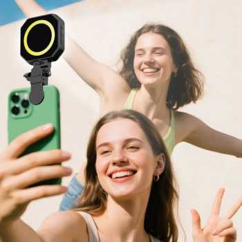 Gambar produk CAMOLO Lampu LED Fill Light Selfie F01 3in1 Color Clip Magnetic 800mAh - CL-V20