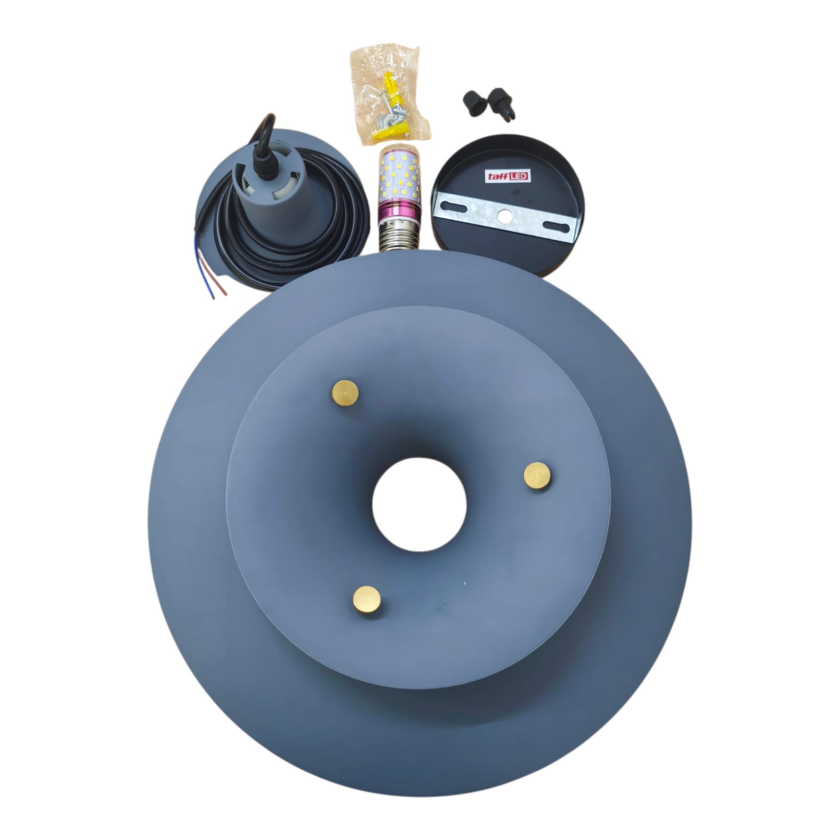 Gambar produk TaffLED Lampu Gantung Hias Flower Light 3in1 Color 12W 30cm - HLE27