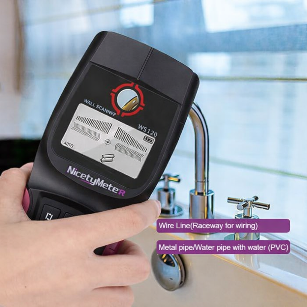Gambar produk NicetyMeter Detektor Logam Wall Scanner Water Electricity Installation - WS120