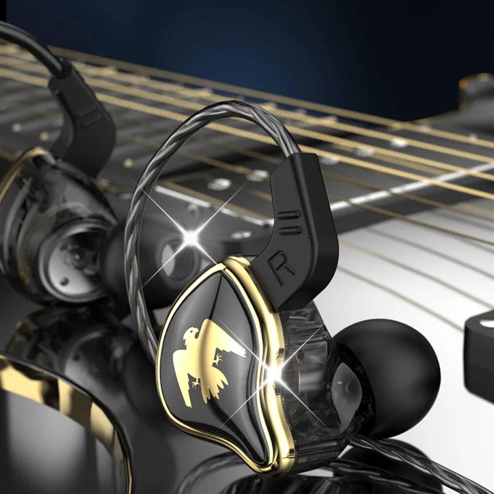 QKZ Earphone In-Ear Wired Detachable HiFi Noise Cancelling with Mic - AK6 Ares Gambar produk QKZ Earphone In-Ear Wired Detachable HiFi Noise Cancelling with Mic - AK6 Ares