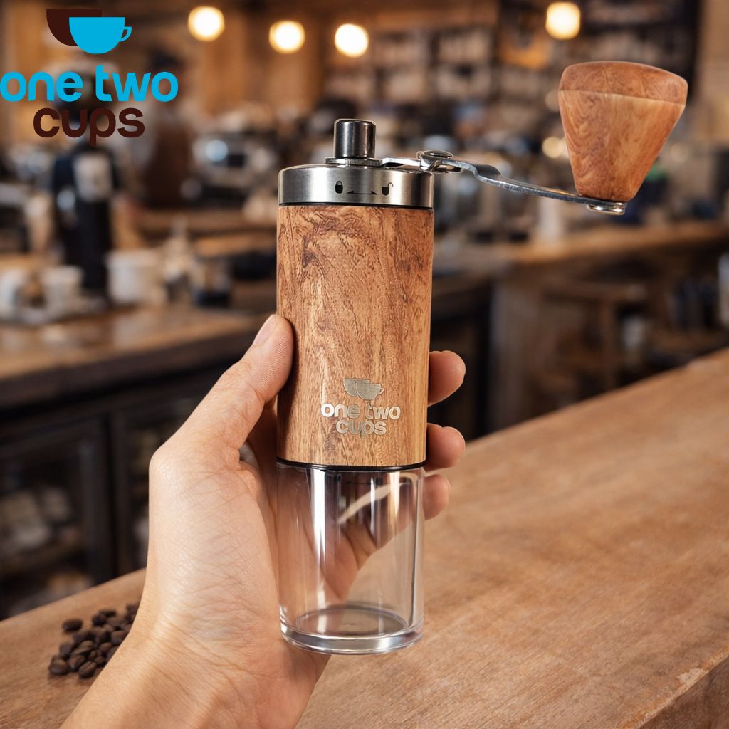 Gambar produk One Two Cups Alat Penggiling Kopi Manual Coffee Grinder Ceramic Core - 5011