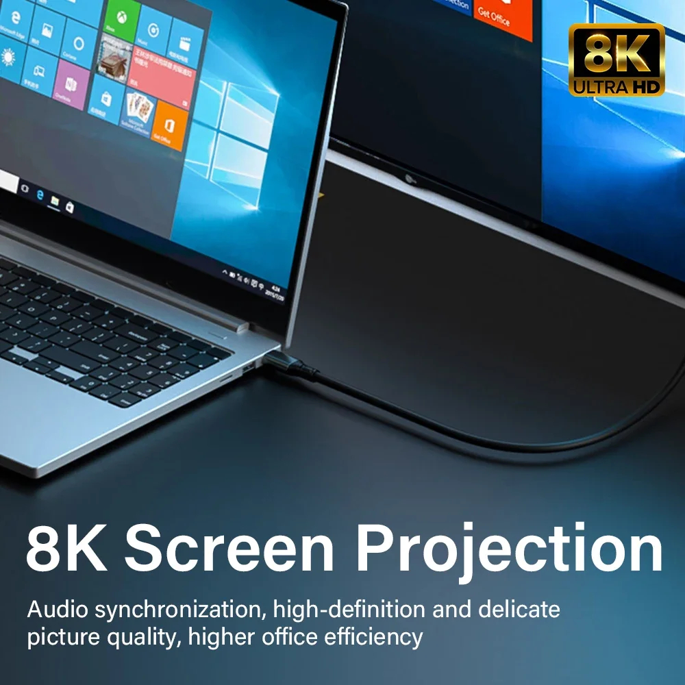 CBOO Kabel Data USB Type C Fast Charging PD 100W 8K 20Gbps 1M - FM-U08K Gambar produk CBOO Kabel Data USB Type C Fast Charging PD 100W 8K 20Gbps 1M - FM-U08K