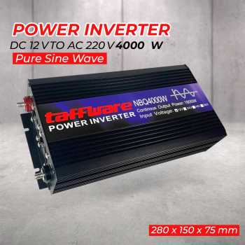 Gambar produk Taffware Power Inverter Mobil Pure Sine Wave DC 12V to AC 220V 4000W - NBQ4000W