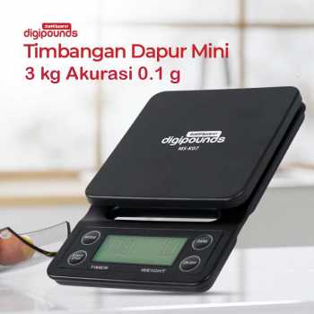 Taffware Digipounds Timbangan Kopi Digital Timer Coffee Scale 0.1g - MS-K07