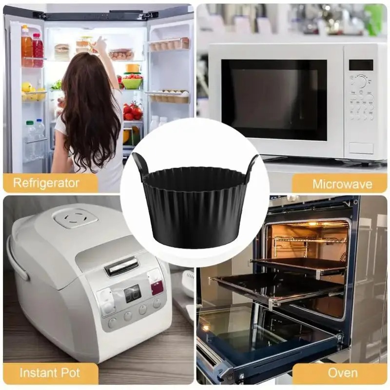 SHINKI Alas Air Fryer Silikon Egg Poacher Baking Cups 7.5cm 6 PCS - M05 Gambar produk SHINKI Alas Air Fryer Silikon Egg Poacher Baking Cups 7.5cm 6 PCS - M05