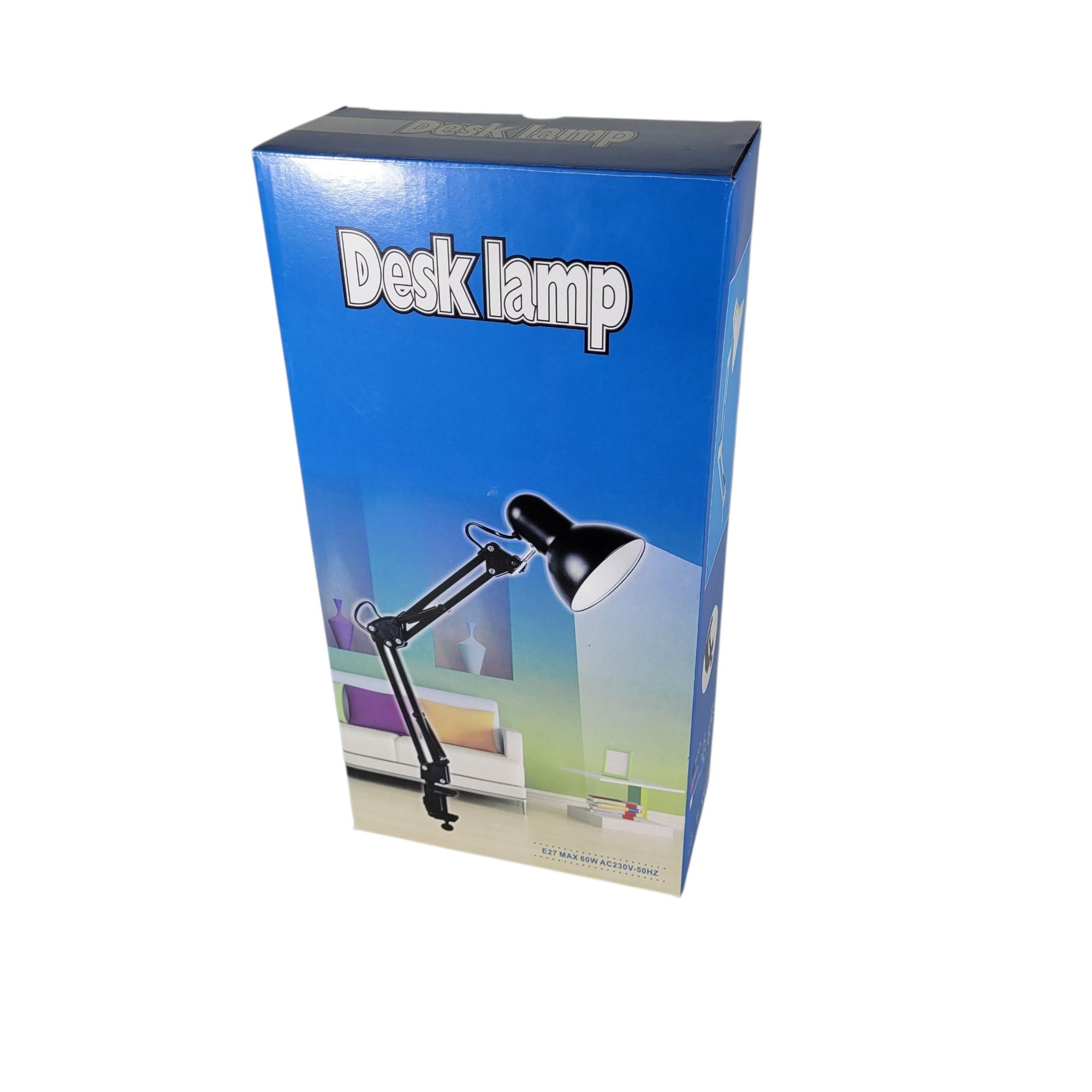 GOTP Holder Lampu Meja Belajar LED Bracket Adjustable Clamp E27 260V - GOT-27 Gambar produk GOTP Holder Lampu Meja Belajar LED Bracket Adjustable Clamp E27 260V - GOT-27