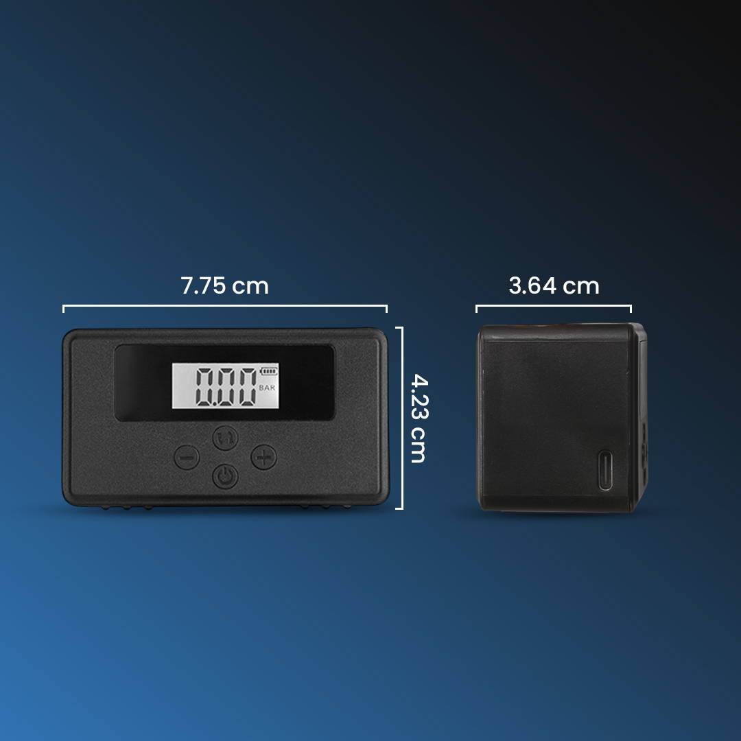 BENGGUO Pompa Ban Elektrik Portable Air Compressor 150 PSI 600mAh - BG12 Gambar produk BENGGUO Pompa Ban Elektrik Portable Air Compressor 150 PSI 600mAh - BG12