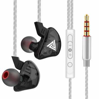 Gambar produk QKZ Earphone In-Ear Wired 3.5mm HiFi with Microphone - QKZ-CK5