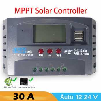 Sola Bright Solar Charge Controller MPPT 2 USB Automatic 12V/24V - HXC3