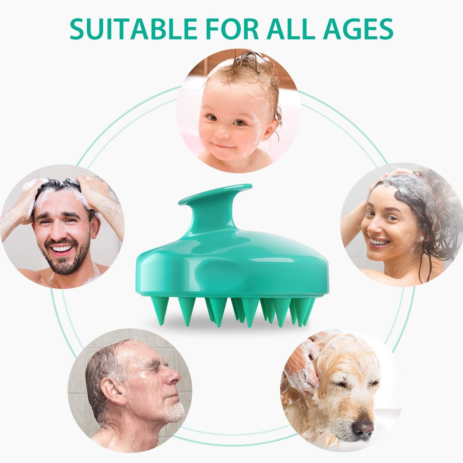 Aihogard Sisir Kepala Pijat Head Scalp Massage Brush - MTF1121 Gambar produk Aihogard Sisir Kepala Pijat Head Scalp Massage Brush - MTF1121