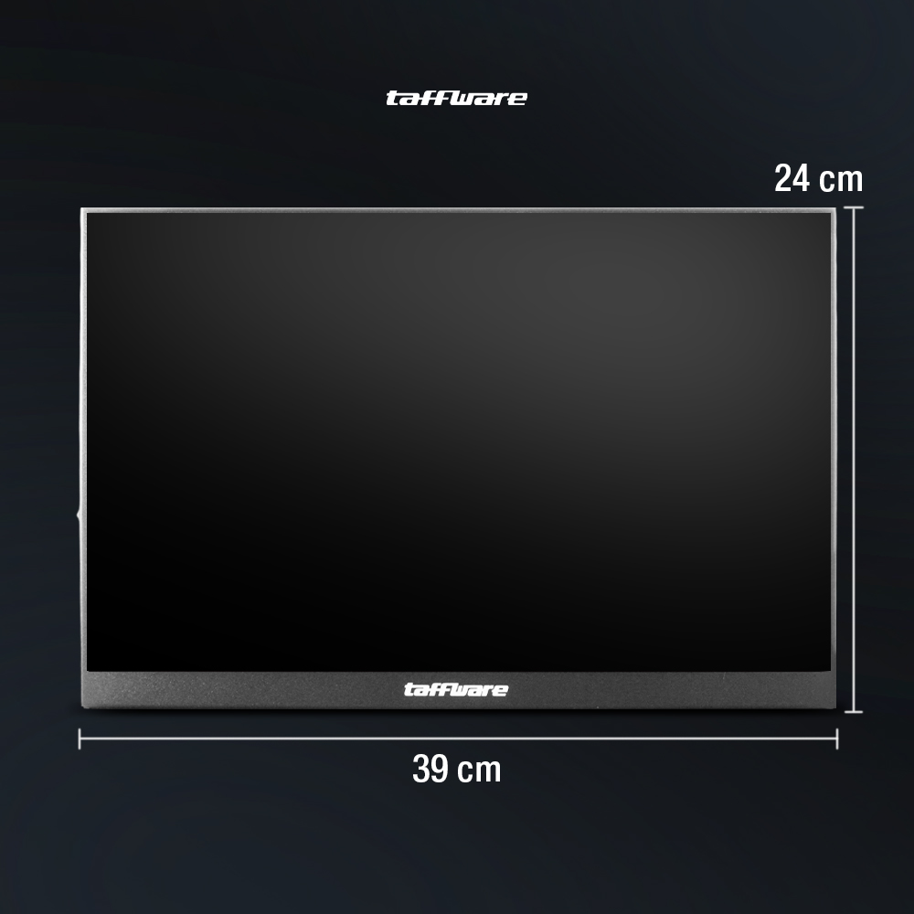 Gambar produk Taffware Portable Monitor 17.3 Inch IPS FHD 60Hz Type C Mini HDMI - 1730XTS