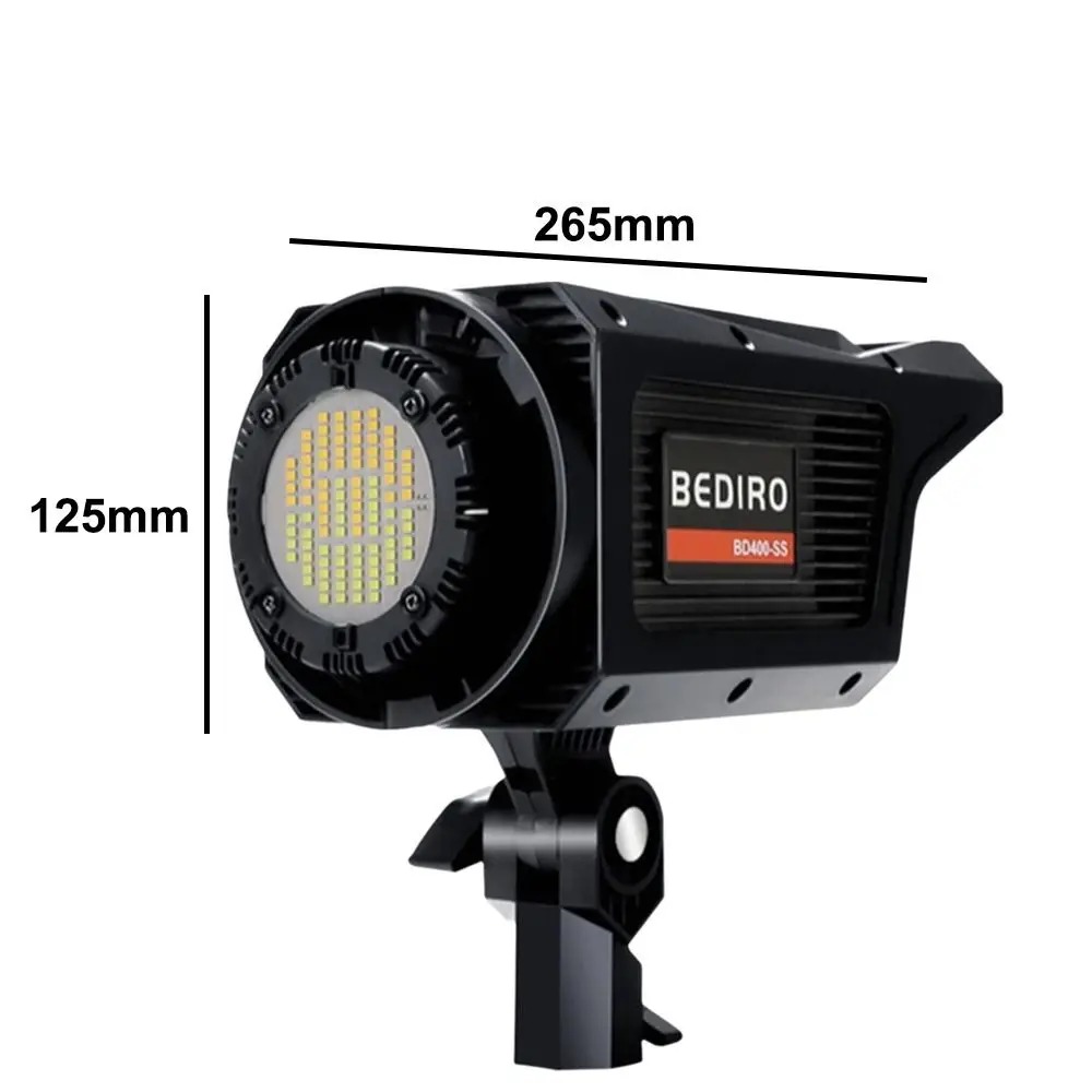 BEDIRO Lampu Studio LED Fill Light 3in1 Color Universal Mount 100W - BD400-SS Gambar produk BEDIRO Lampu Studio LED Fill Light 3in1 Color Universal Mount 100W - BD400-SS