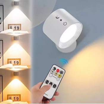 MESGET Lampu Baca Magnetik Wireless Led Spotlight Rechargeable 1800mAh - CR4