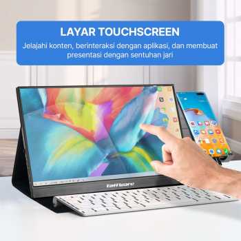 Gambar produk Taffware Portable Monitor Touchscreen 15.6 Inch IPS FHD 60Hz Type C - 1570MTS
