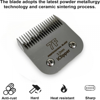 iClipper Mata Pisau Cukur Hewan Pet Clipper Blade High Carbon Steel - A5