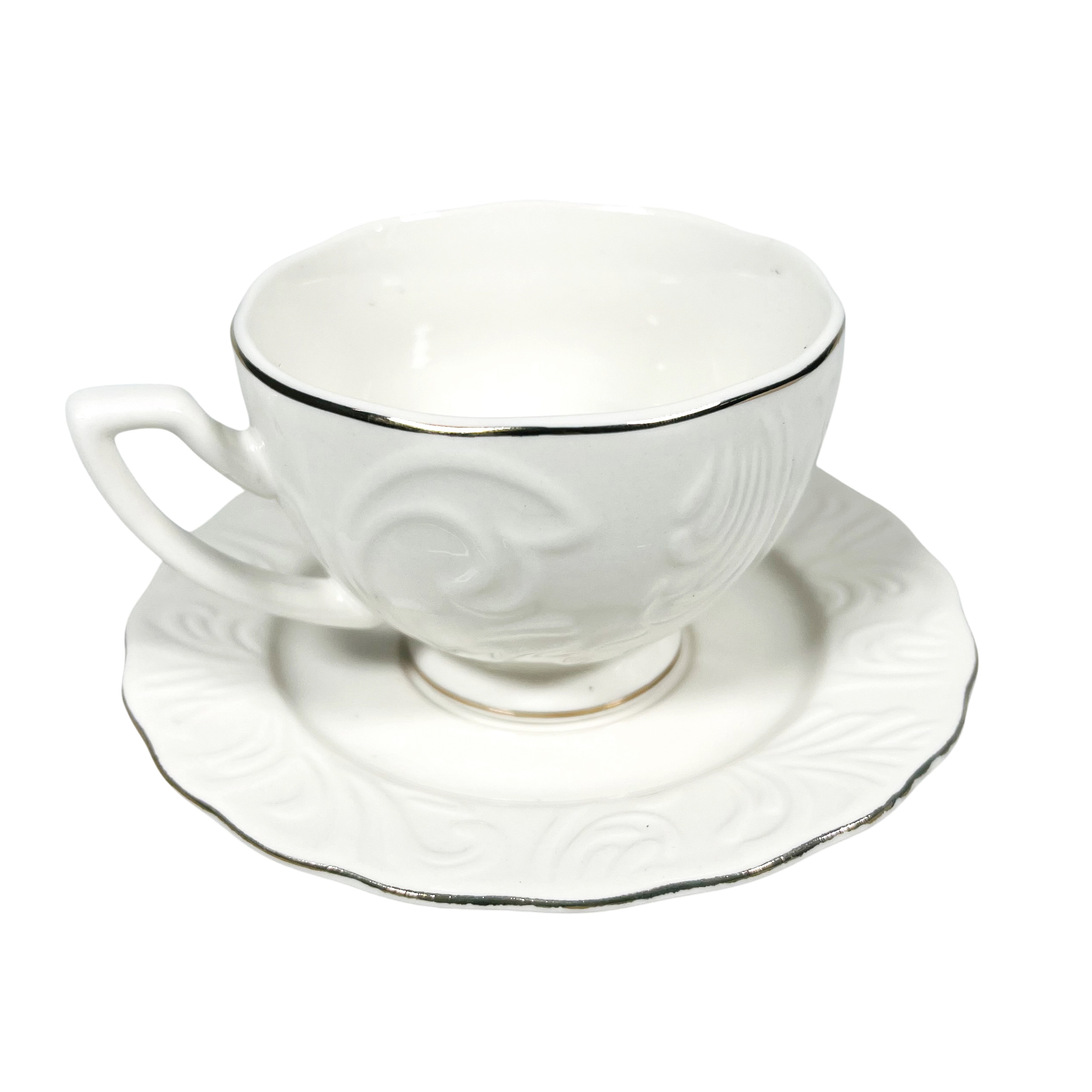 TGF Set Cangkir Kopi Keramik 6in1 Embossed Pattern Tea Coffee Cup 90ml - TGF-MI0223 Gambar produk TGF Set Cangkir Kopi Keramik 6in1 Embossed Pattern Tea Coffee Cup 90ml - TGF-MI0223