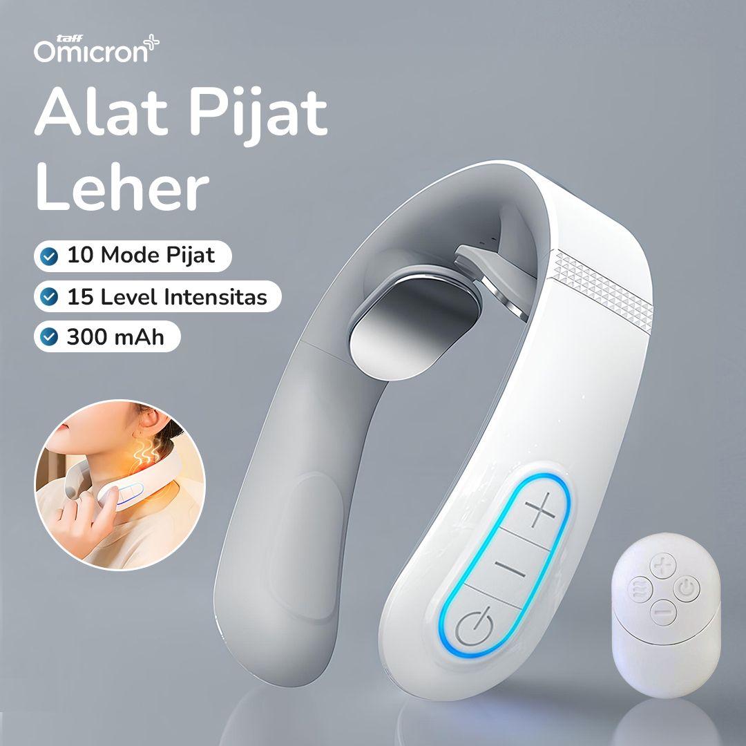 TaffOmicron Alat Pijat Leher Elektrik Terapi Bahu TENS Neck Massager - F6 Gambar produk TaffOmicron Alat Pijat Leher Elektrik Terapi Bahu TENS Neck Massager - F6