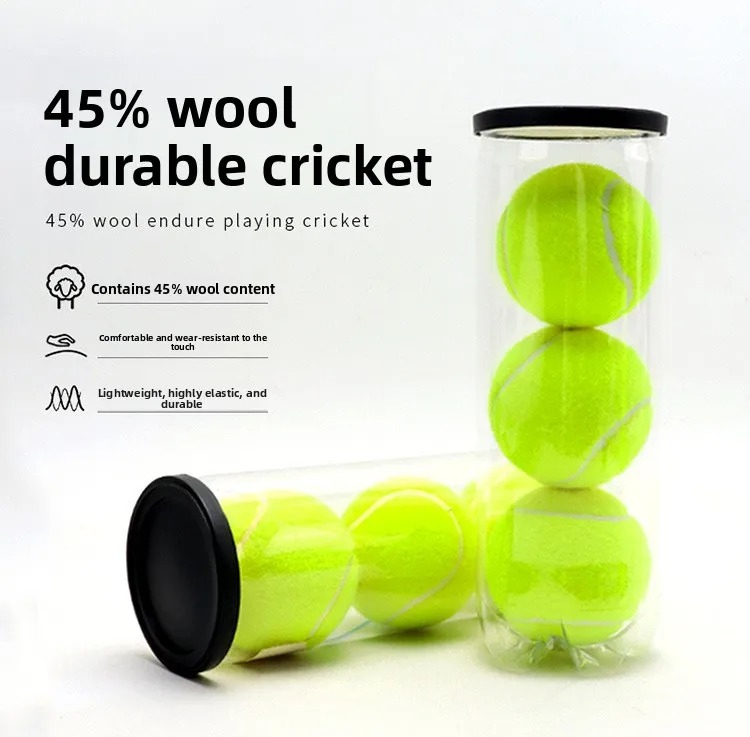 Gambar produk TaffSPORT PRO Bola Padel Ball Natural Rubber Core Felt Wool 3 PCS - X30