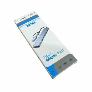 Gambar produk GENERIS USB Hub Type C Adapter 7in1 USB 3.0 USB 2.0 - GEN23