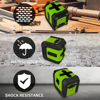 KOGO Laser Level Self Leveling 2 Line 520nm Waterproof Battery AA - LS299