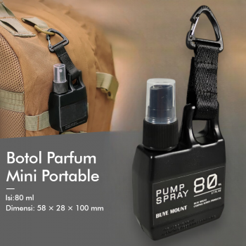 BUYE MOUNT Botol Parfum Mini Travel Camping Portable Refill Spray 80ml - ATMC1