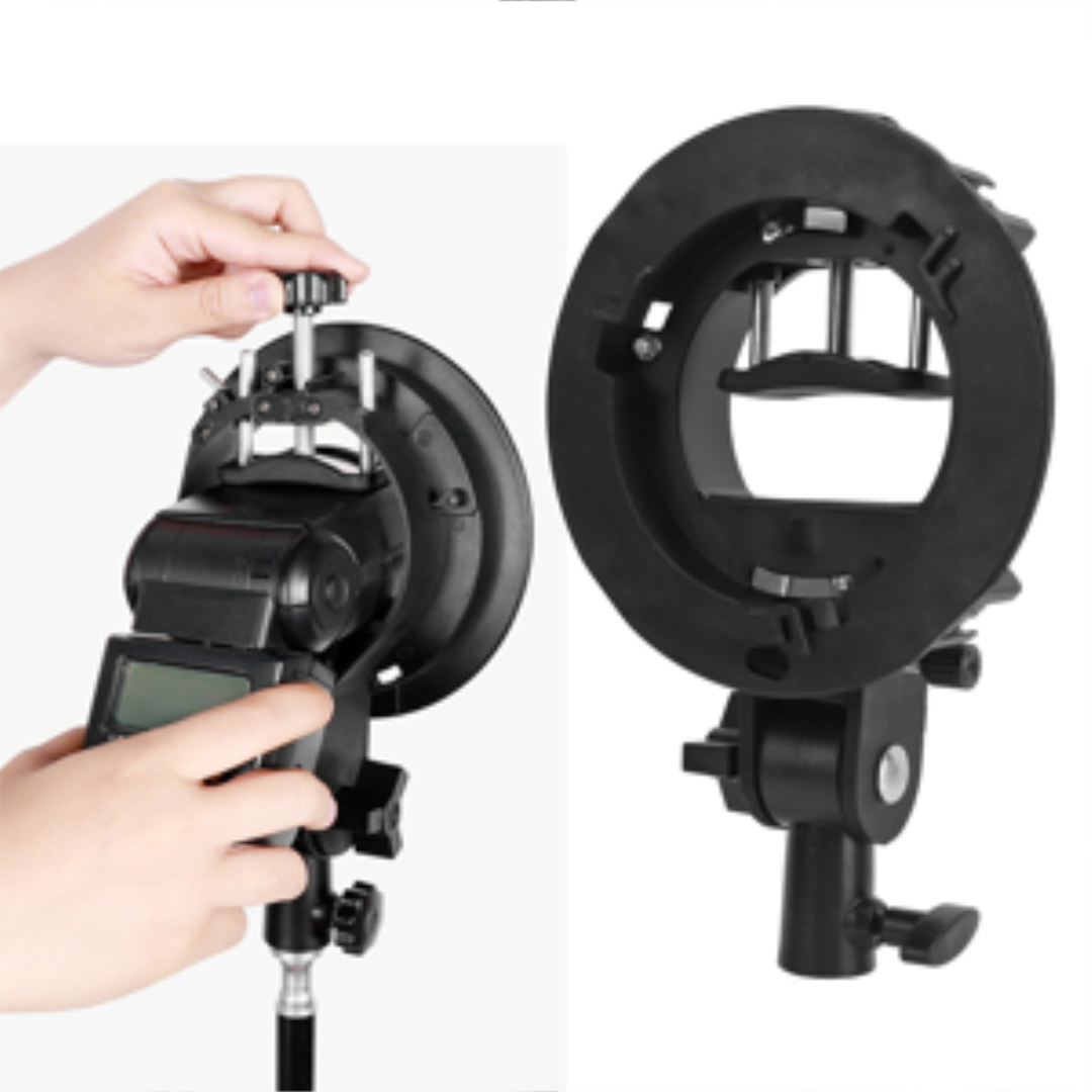 Gambar produk HOWN Bracket Flash Holder Speedlite S-Type Bowens for Godox AD360 Short Handle - B40