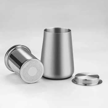 Gambar produk OKLZ Tempat Bubuk Kopi dengan Filter Powder Cup Coffee Stainless Steel - OKL01