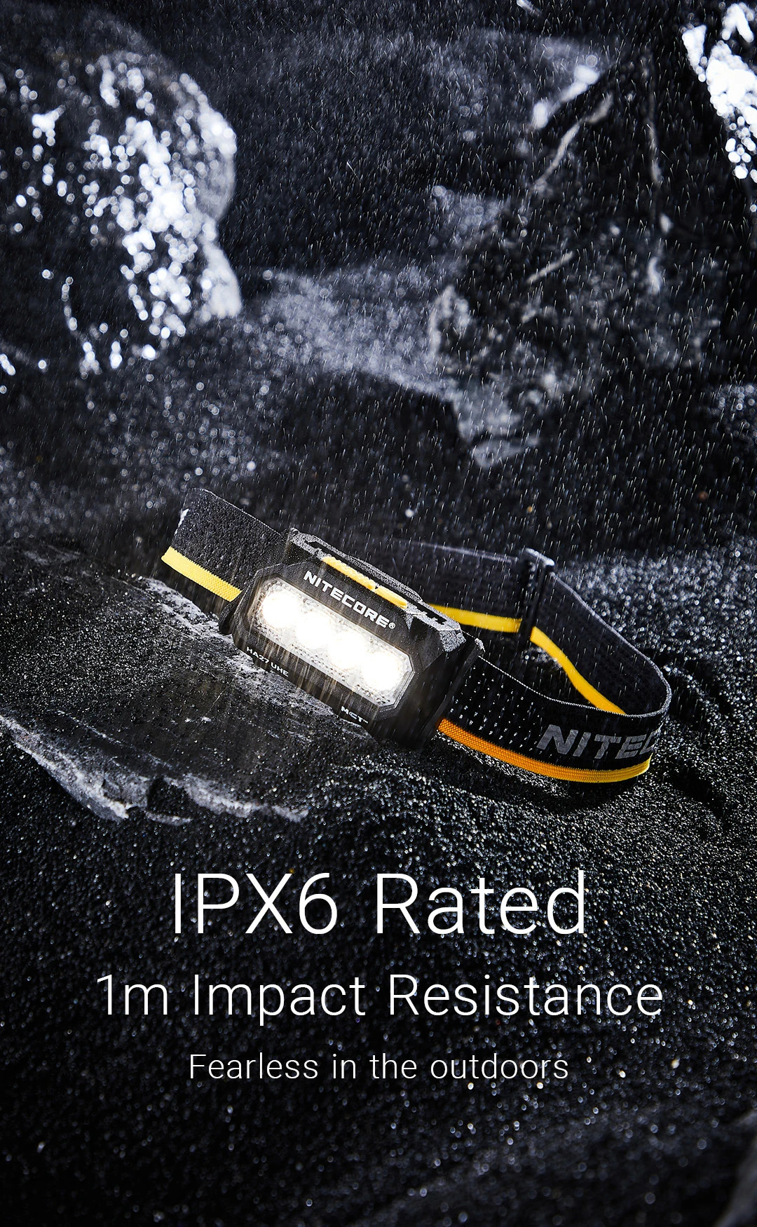 Gambar produk NITECORE Senter Kepala Headlamp LED MCT UHE 3in1 Color IPX6 800 Lumens - HA27 UHE