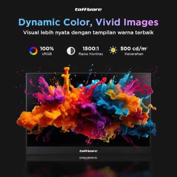 Gambar produk Taffware Portable Monitor 15.6 Inch IPS UHD 4K 60Hz Type C Mini HDMI - SJD1505