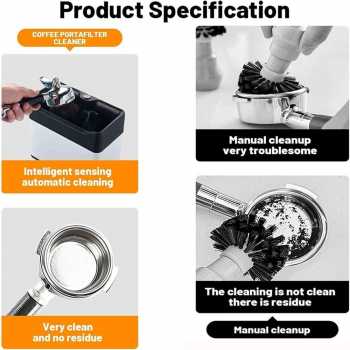 Gambar produk KUVA Pembersih Portafilter Otomatis Automatic Coffee Bowl Cleaner 2L - ZY000269