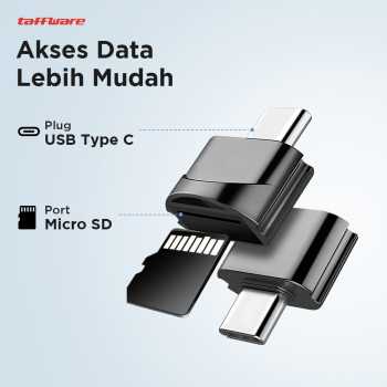 Taffware Card Reader USB Type C OTG MicroSD - P31