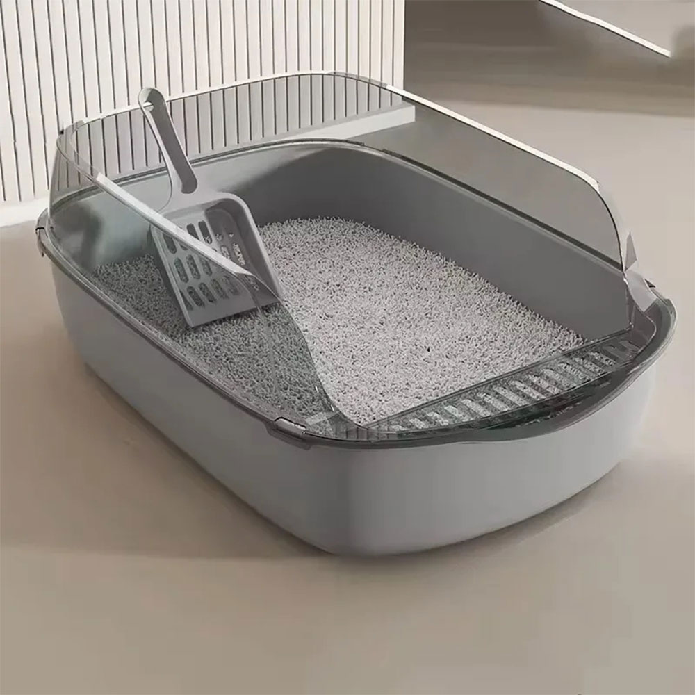 OPTICO Bak Pasir Kucing Detachable Cat Litter Box High Side - OP-13 Gambar produk OPTICO Bak Pasir Kucing Detachable Cat Litter Box High Side - OP-13