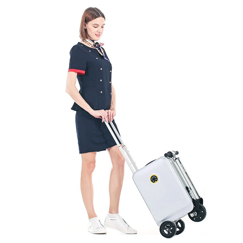 TaffGO Koper Skuter Elektrik Kabin Airwheel Style Luggage 20 Inch - SE40 Gambar produk TaffGO Koper Skuter Elektrik Kabin Airwheel Style Luggage 20 Inch - SE40