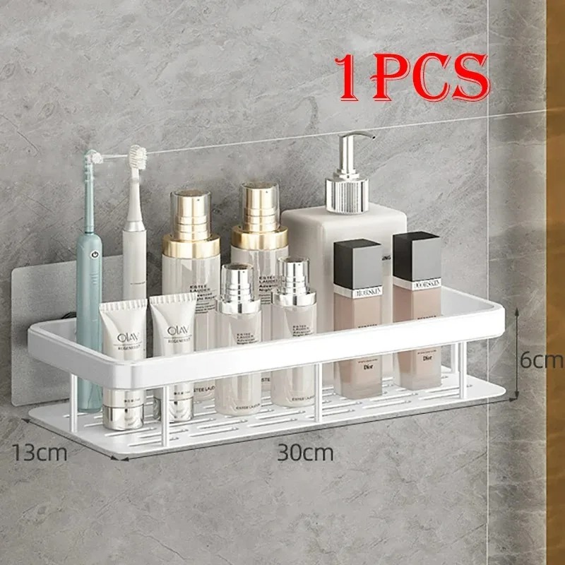 DIANZI Rak Gantung Kamar Mandi Bathroom Organizer Rack Aluminium - D32 Gambar produk DIANZI Rak Gantung Kamar Mandi Bathroom Organizer Rack Aluminium - D32